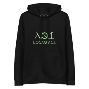 minimal-tech-hoddie-green-symbol-losaquis-front Minimal Tech - Hoodie