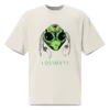Tribal Alien II - Oversized T-Shirt [Faded Bone]